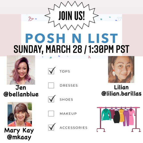 poshnlist Handbags - Posh & List, Sunday, March 28th / 1:30pm PST